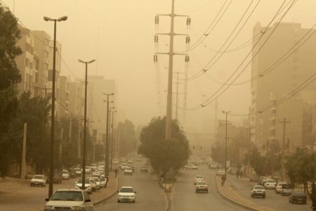 هشدار سطح نارنجی هواشناسی، خاک عراقی در راه خوزستان