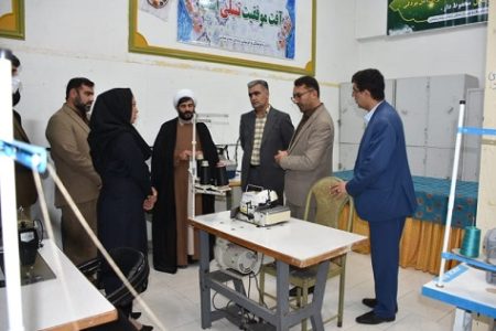 افتتاح کارگاه تولید مکانیزه پوشاک در بند نسوان زندان بندرعباس
