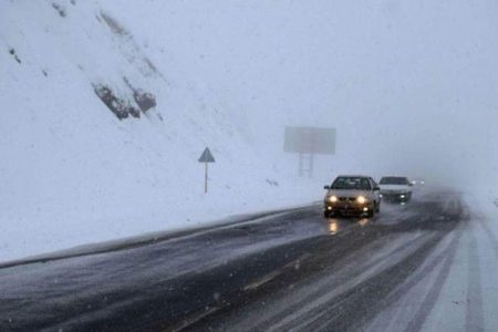 بارش برف و باران در جاده‌های این ۸ استان