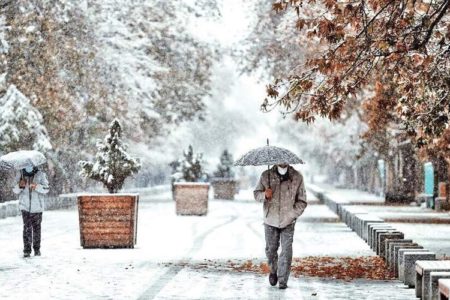 بارش برف و باران تهران را فرا می‌گیرد