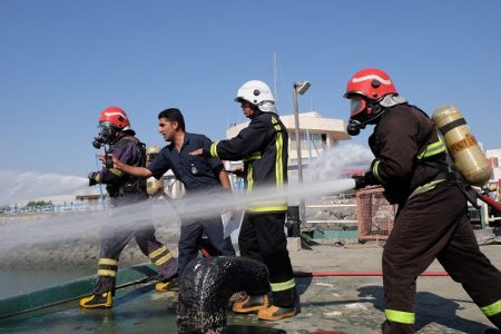 ارتقا سطح ایمنی بنادر شرق هرمزگان با انجام مانورهای دوره‌ای