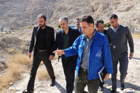 بازدید دادستان و مسوولان محیط زیست مرودشت از پتروشیمی شیراز