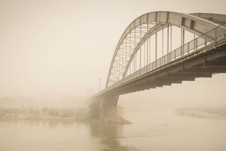 اخطار مدیریت بحران خوزستان نسبت به وقوع پدیده گرد و غبار خارجی