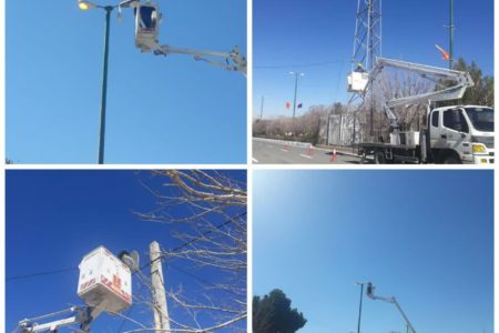 اجرای طرح اصلاح روشنایی معابر نوروزی در استان مرکزی