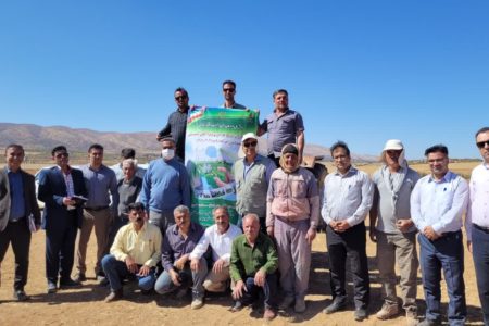 پنجمین کاروان ترویج بهره وری الگوی کشت ملی در شهرستان ممسنی برگزار شد