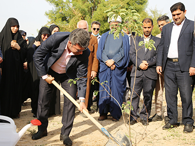 کاشت نهال در پویش “هر ایرانی یک درخت”