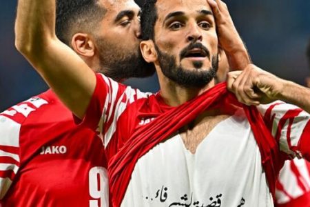 واکنش بازیکن اردن به جریمه AFC: فدای فلسطین!