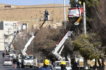 برگزاری مانور بهینه سازی شبکه توزیع برق آشتیان