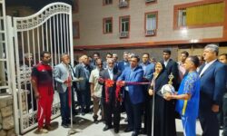 زمین ورزشی کوی امیر بندرعباس بهسازی و افتتاح شد