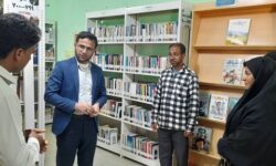 بازدید دادستان رودان از کتابخانه عمومی آل‌طاها بیکاه