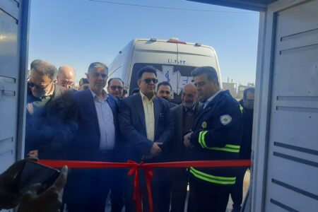 افتتاح پایگاه اورژانس ۱۱۵ شهید رضا یحیایی اراک