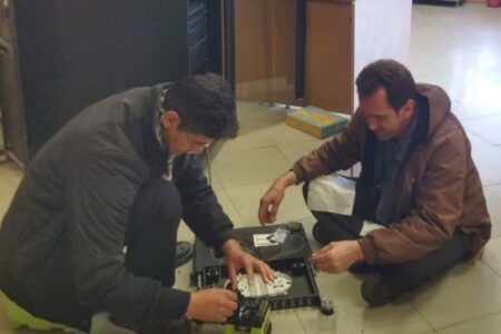 اتصال بانک مهرایران شعبه شهر آستانه به فیبر