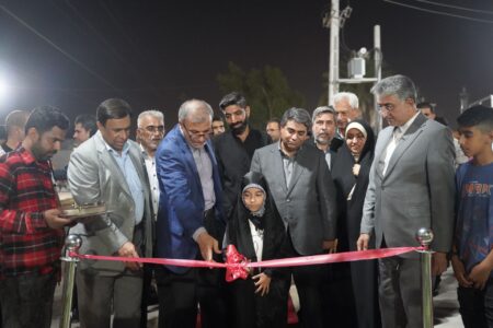 بوستان گل سرخ و زمین ورزشی شهید بنی‌اسدی در محله گلزار شهدا به بهره برداری رسید+ ویدئو