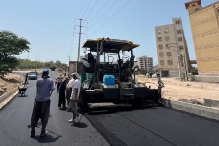 ثبت رکورد یک میلیون مترمربع آسفالت در محلات بندرعباس
